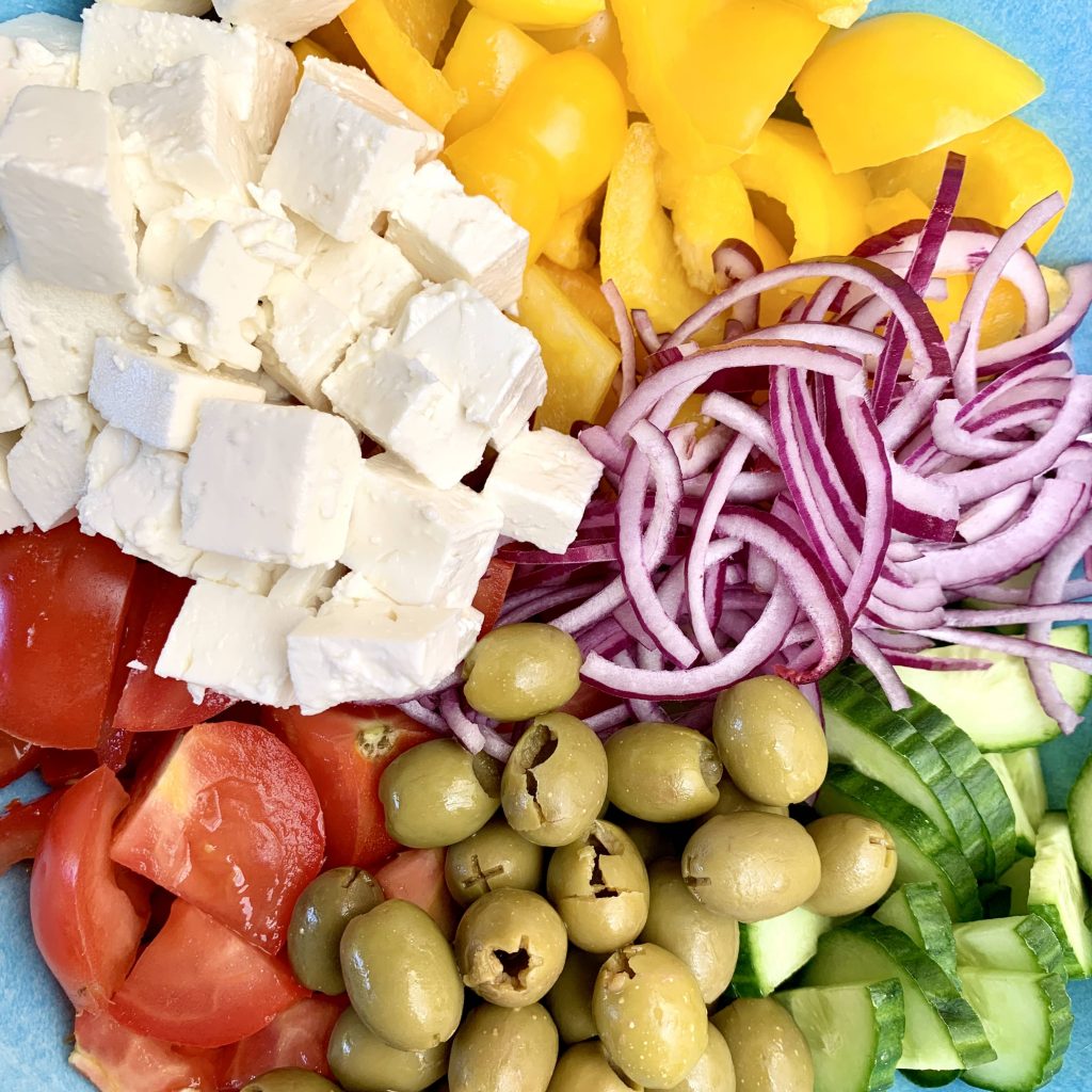 Insalata greca - Preparazione 2