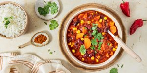 Recette de chili sin carne aux légumes d'hiver