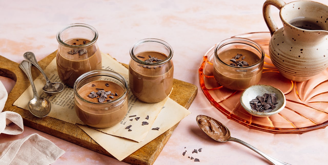 Pot de crème au chocolat épicé