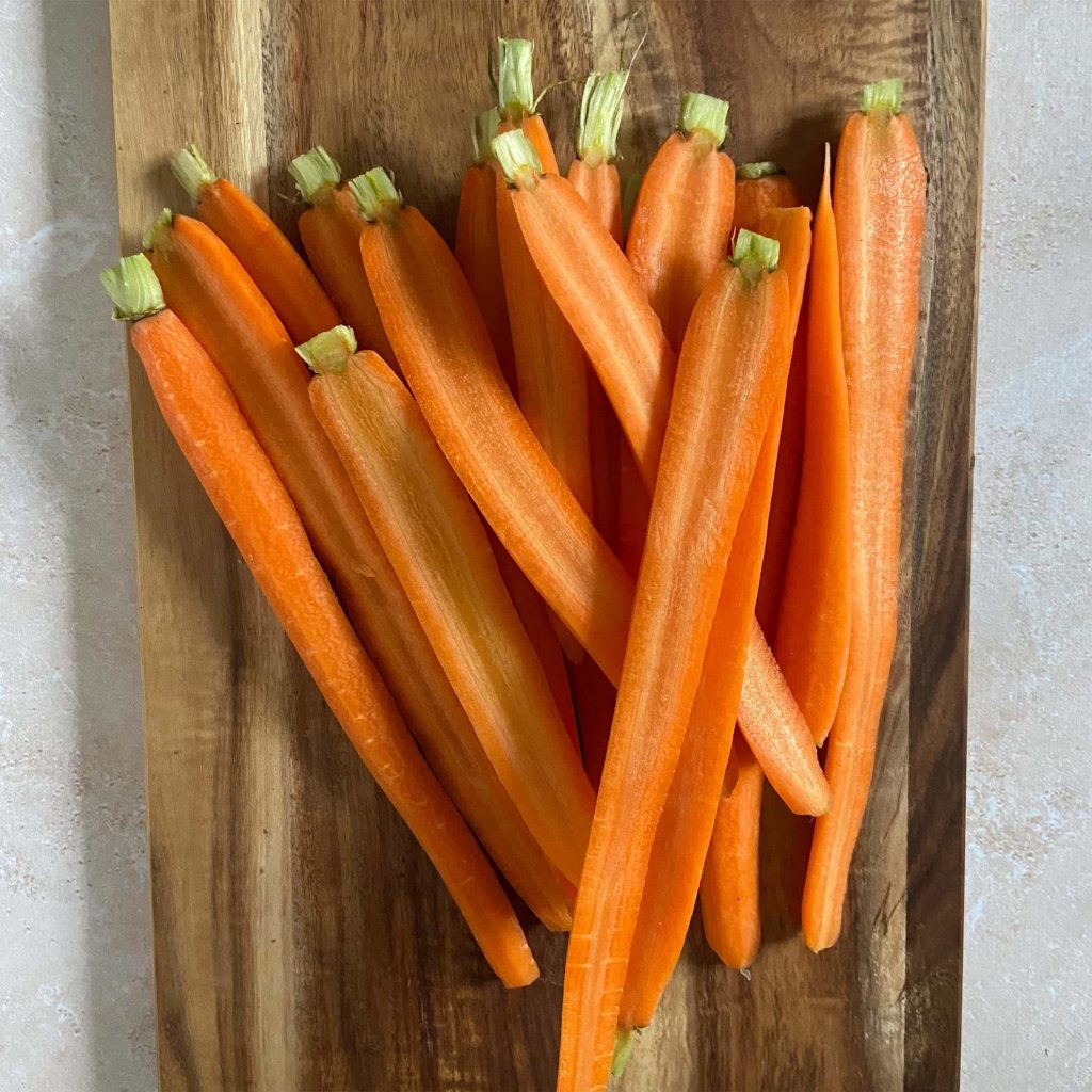Préparation des carottes
