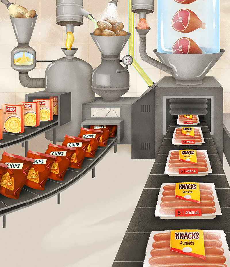 Les aliments ultra-transformés
