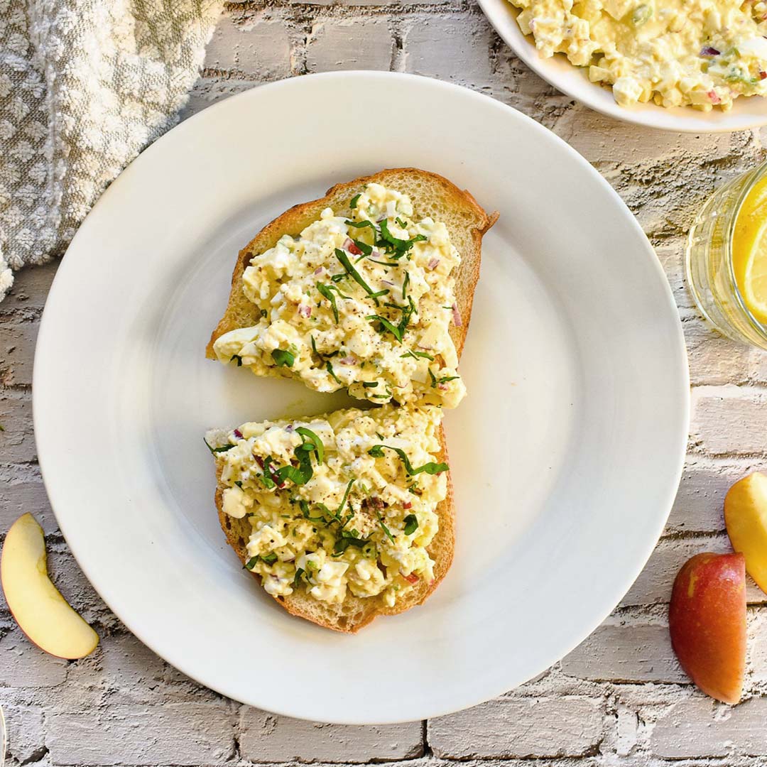 Savory Egg Salad with Apples-image