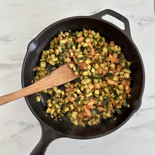 Cuire les légumes à la poele
