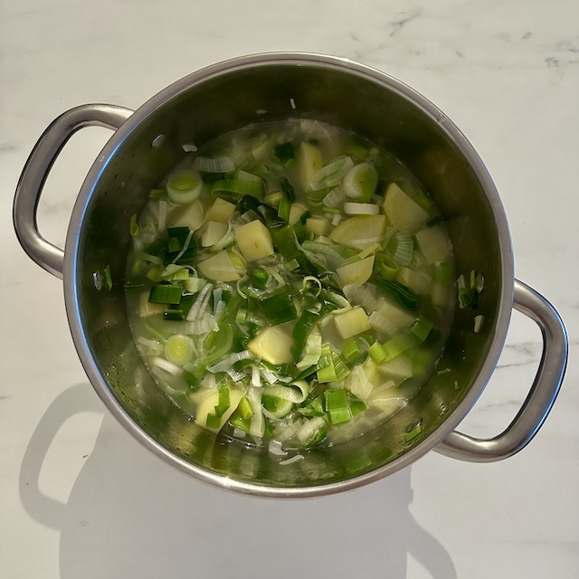 Yuka Velouté poireaux pommes de terre cuisson des légumes