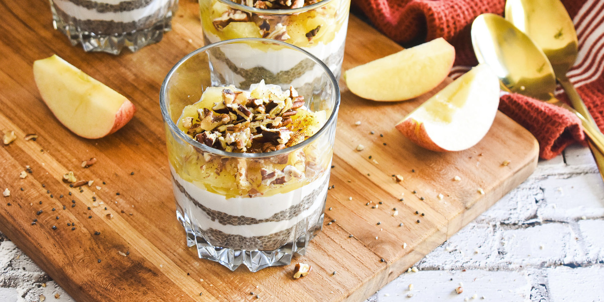 Apple Pie Chia Parfait - Yuka