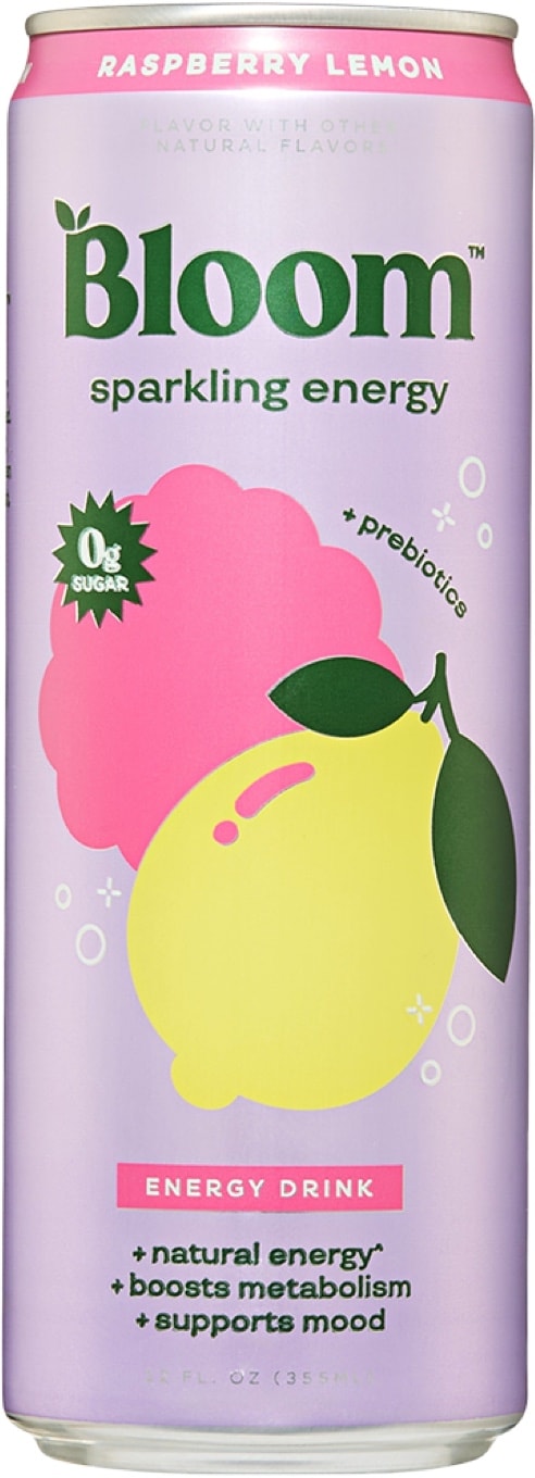Bloom Sparkling Energy Raspberry Lemon